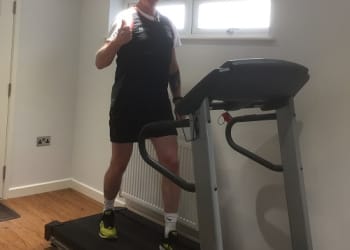 John is set for 26-miles treadmill challenge for charity