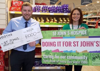 Booths support St John’s Hospice