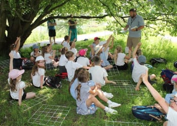Kendal schoolchildren are busy little bees