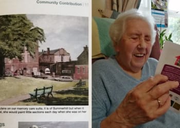 Kendal care home Resident’s artwork features in local collection