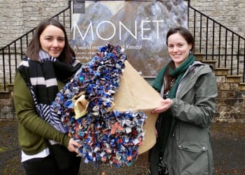 Fabricating haystacks among Easter activities at Lakeland Arts