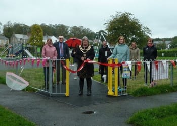 Play area transformed after four-year fundraising effort