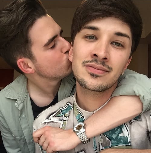 Martyn Hett (right) died in the Manchester Arena attack