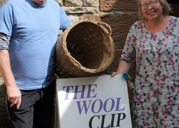 Weaving but willow at The Wool Clip