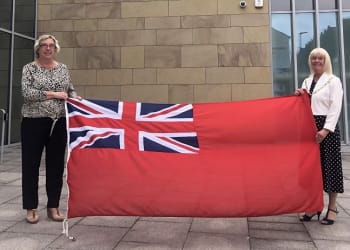 Flag hoisted to thank seafarers on Merchant Navy Day
