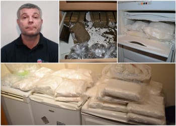 Man hid nearly half a million pounds worth of drugs in freezers
