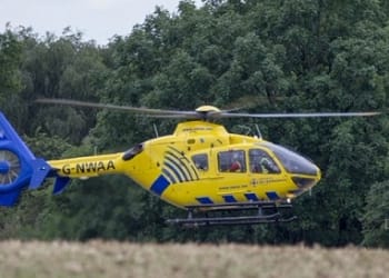 Two trapped in A66 crash near Kirkby Thore
