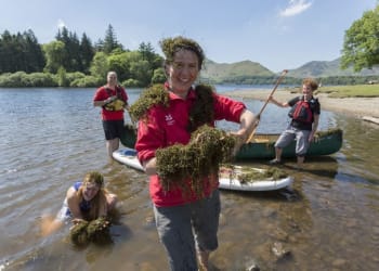Derwent Water Regatta raises awareness of invasive species