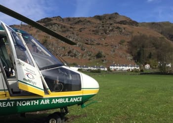 Boy, 10, flown to hospital in Liverpool after suffering serious burns near Ambleside