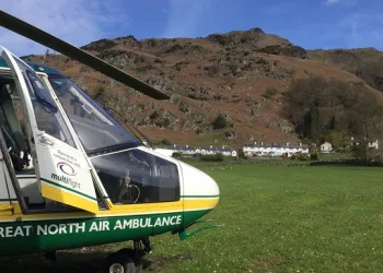 Boy, 10, flown to hospital in Liverpool after suffering serious burns near Ambleside