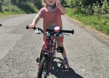 Girl, 2, completes marathon bike ride after GNAAS helped her