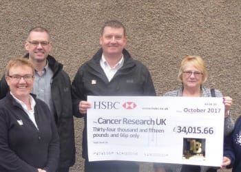 Taylor and Braithwaite’s 50th anniversary ball raises £34,015 for CRUK
