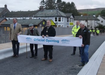 UK’s first stainless steel road bridge officially opens at Pooley Bridge