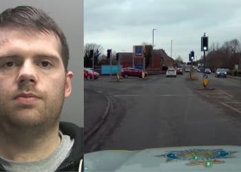 WATCH: Carlisle man jailed for leading police on car chase as school kids walked close by
