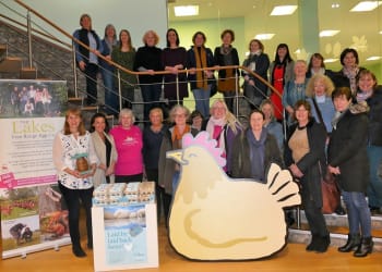 Helen and her hens inspire business networking group