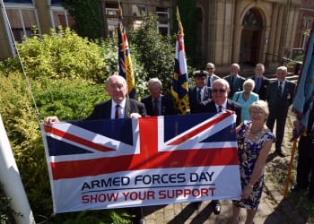 Eden flies the flag for Armed Forces Day