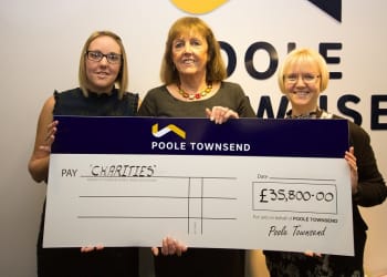 Poole Townsend raise more than £35,000 for charities over 13 year fundraising drive