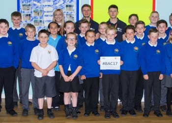 Primary school children inspired by industry science experiments