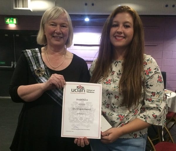 UCLAN student receives first award in honour of Professor Olu Orugun ...