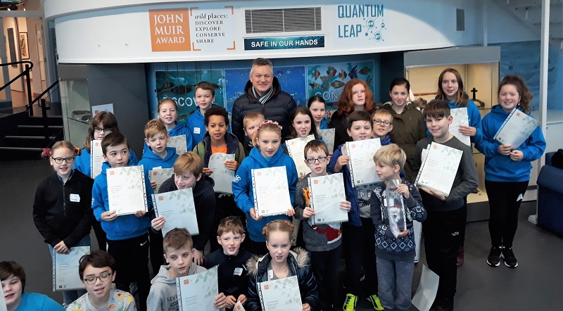 Kids club members receive prestigious environmental award ...