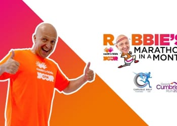 Robbie Dee takes on a Cumbrian ‘Marathon in a Month’ for Cash for Kids