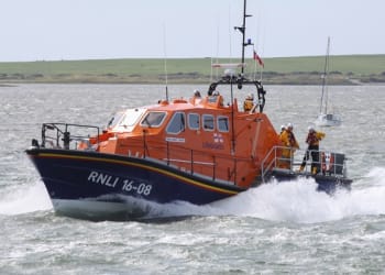 Barrow RNLI Lifeboat called to assist stricken motor cruiser