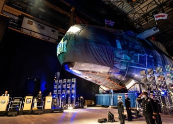 Fifth Astute Class submarine officially named at BAE Systems in Barrow