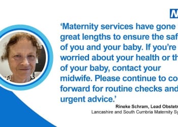 “We’re right beside you” message to expectant and new parents from local maternity services