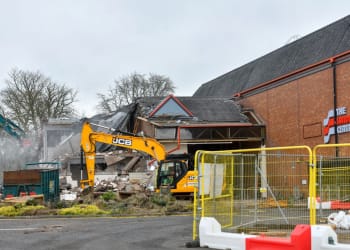 Work to demolish Sands Centre underway