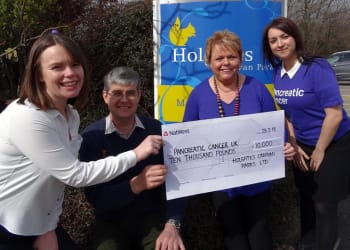 Charity chiefs praise village’s £10,000 year of action