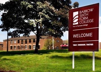 Work starts to replace roof of Barrow Sixth Form College