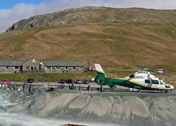 Cyclist flown to hospital after Honister crash