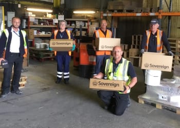 Regular donations of PPE for local NHS thanks to Sovereign Chemicals of Barrow