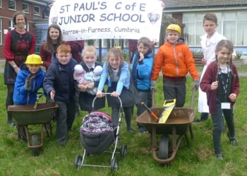 Pupils give the Bayb’s Appeal a “Big Push”