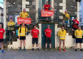 Firefighters complete mammoth charity fund-raising challenge