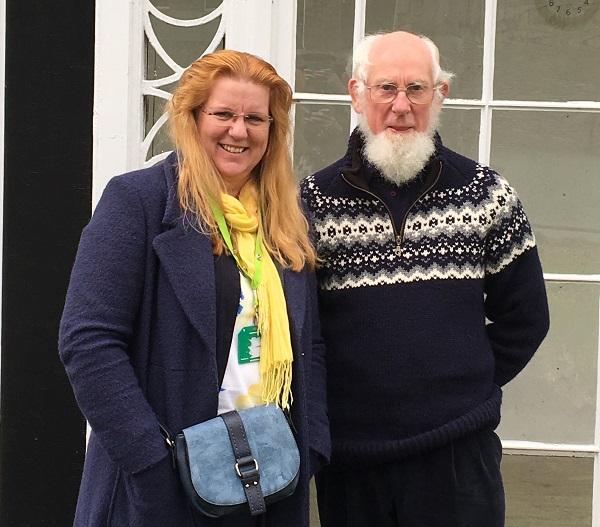 Sue and Malcolm Temple pictured at the University of Cumbria in Ambleside
