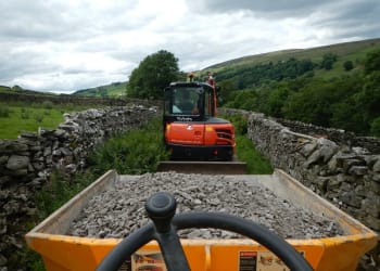 Work starts on £200,000 Swaledale cycle route