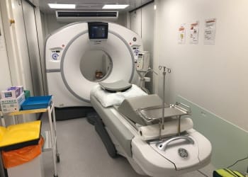 Mobile scanner at Westmorland General Hospital will provide more imaging capacity