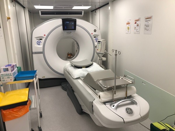 Temporary CT scanner WGH