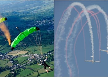 Air display teams prepare to soar and dive at Keswick Mountain Festival