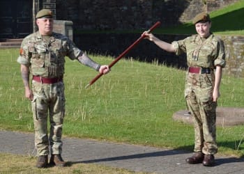 New Cadet Regimental Sergeant Major for Cumbria Army Cadet Force
