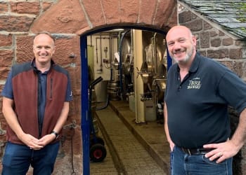 Dr Neil Hudson MP visits Tirril Brewery