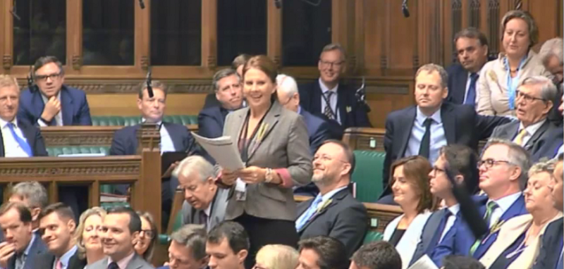 Trudy Harrison MP supports Back British Farming Day in PMQs