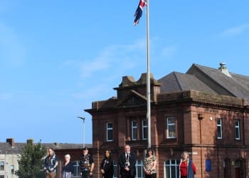 Flag raised for 75th anniversary of VJ Day