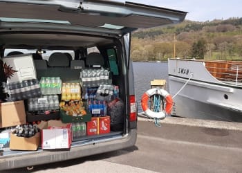Windermere Lake Cruises deliver snacks and drinks to Lancaster’s Intensive Care Unit