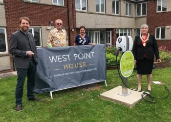 Deputy mayor opens Walney’s first electric vehicle chargepoint