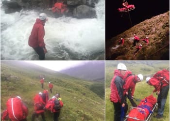 Many walkers caught out by severe weather