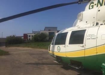 Whitehaven heart attack man flown to hospital in Carlisle