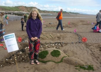 Beached Art event at St Bees Beach