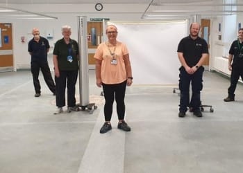 UHMBT colleagues and volunteers praised for work on installing screens to help during COVID-19 crisis